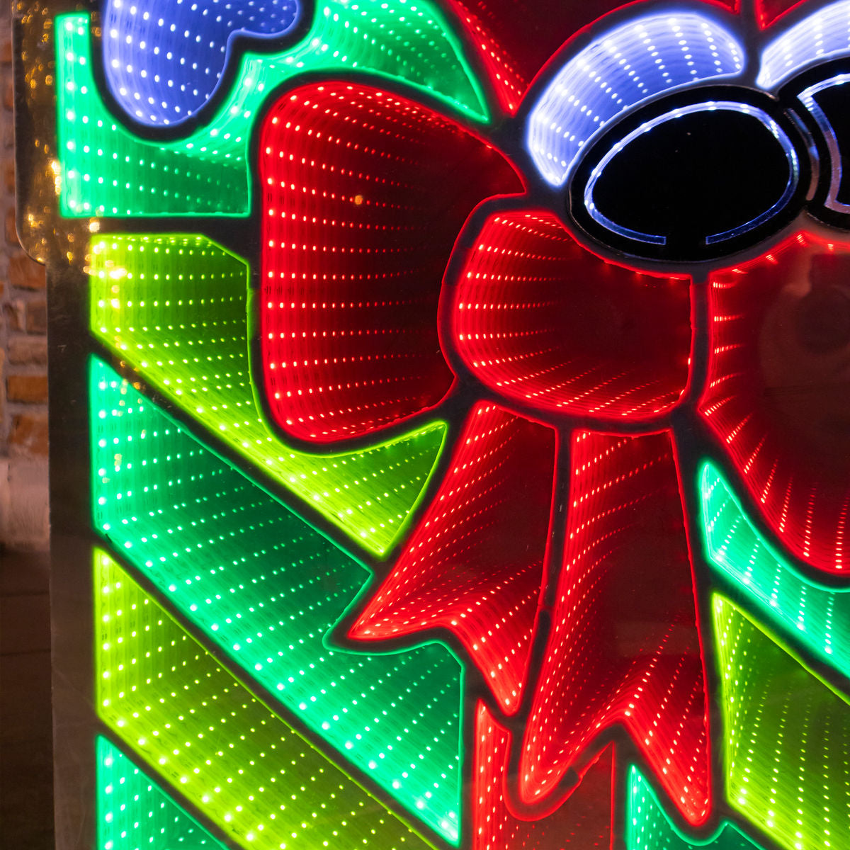 🎄✨ Santa Claus Iluminado 1.17 m – Figura Decorativa Navideña con Luces LED 🎁💡