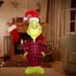 💚🎅 Grinch Inflable Navideño con Luz – 1.22 m de Altura 🎁🎄