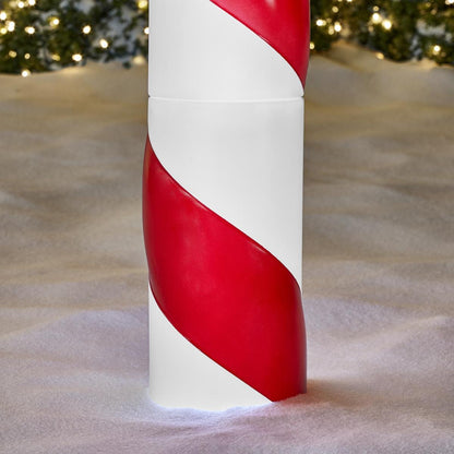 🍬🎄 Caramelo Iluminado Gigante – 2.16 m de Dulce Magia Navideña 💡✨