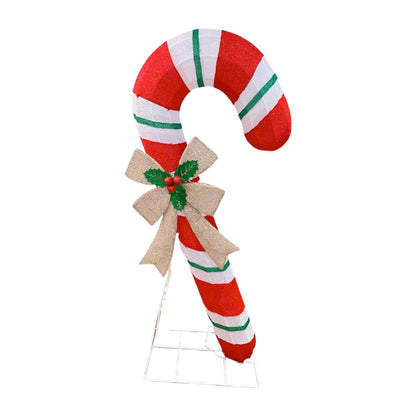 🍬✨ Caramelo Iluminado de 1.5 m – Dulce Brillo Navideño 🎄💡