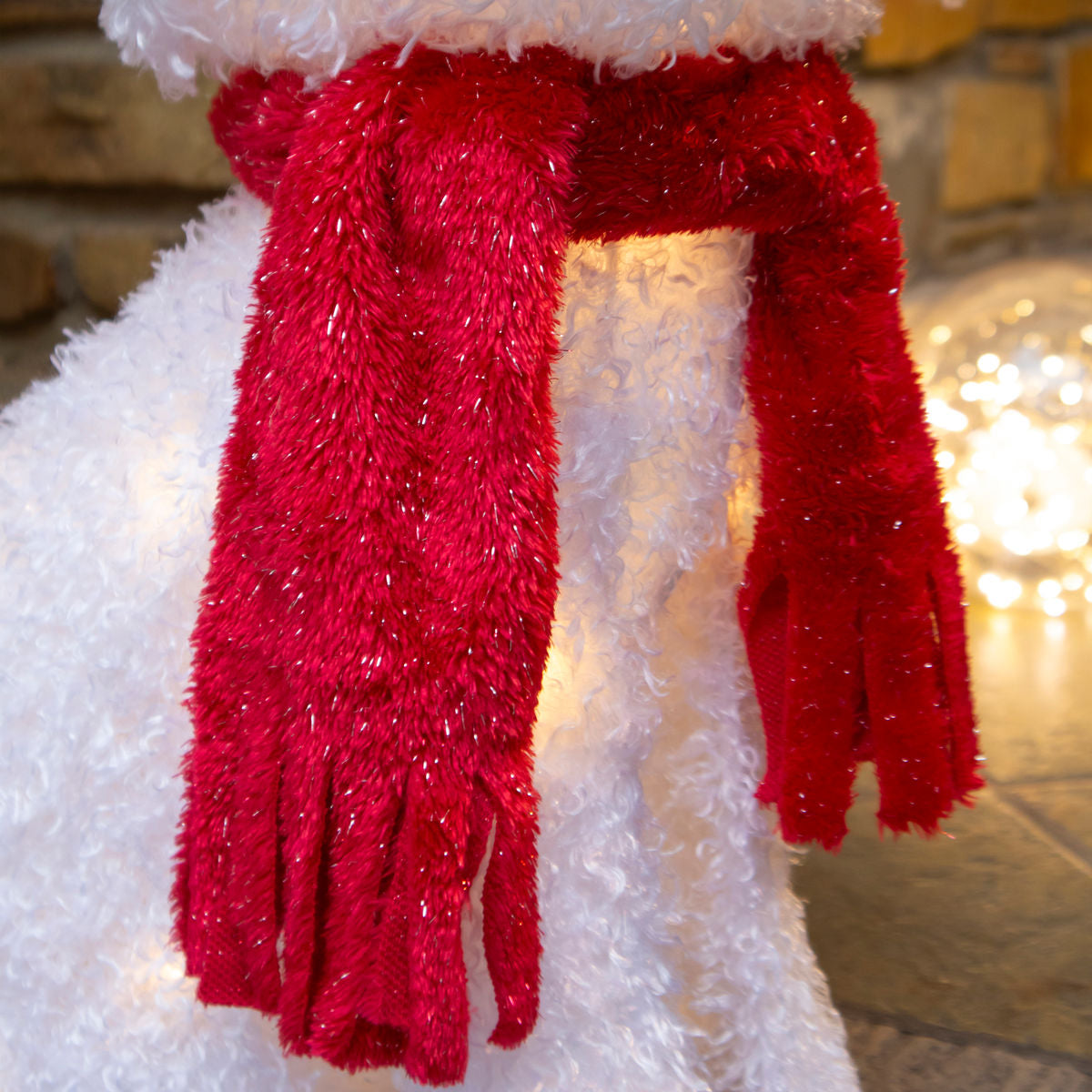 🐾🎁 Perrito Terrier Navideño Iluminado – 60 x 30 x 21 cm 🎄✨