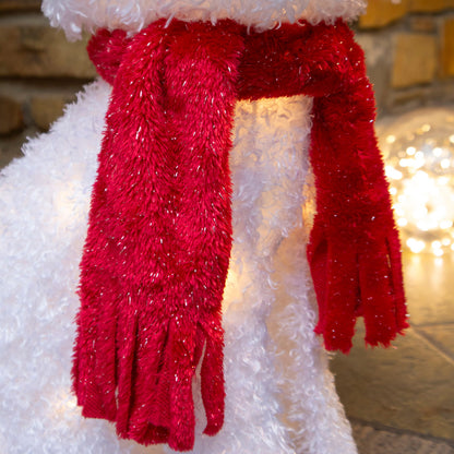 🐾🎁 Perrito Terrier Navideño Iluminado – 60 x 30 x 21 cm 🎄✨