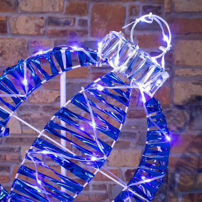 🔴🟢💛 Set de Esferas Navideñas Iluminadas Multicolor – 1.81 m x 0.70 m x 0.30 m 🎄✨