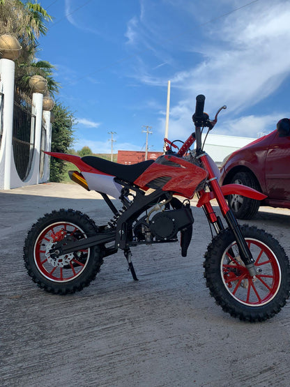 Mini Cross 50cc Basic – Moto Infantil a Gasolina 2T Ideal para Principiantes
