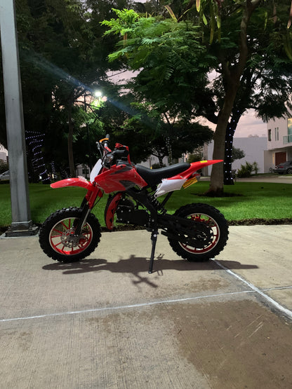 Mini Cross 50cc Basic – Moto Infantil a Gasolina 2T Ideal para Principiantes