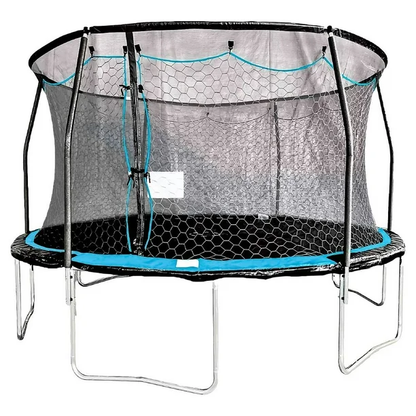 🤸‍♂️💙 Trampolín Bounce Pro Azul – 14 ft (4.26 m x 2.79 m) 🎯🏠